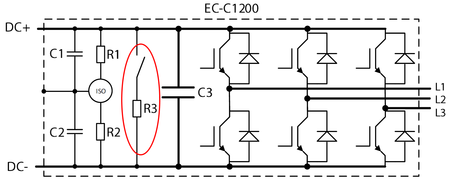 Discharge resistor Danfoss Editron